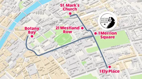 Ruta por los lugares de Oscar Wilde en Dublín Ruta por los lugares de Oscar Wilde en Dublín