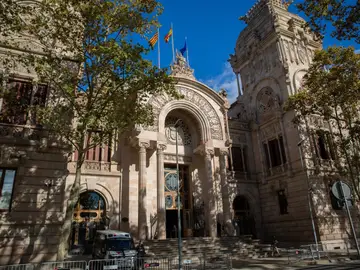 La fachada del Tribunal Superior de Justicia de Cataluña (TSJC), en una imagen de archivo