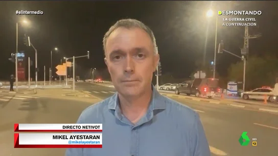 Mikel Ayestaran, desde Israel: "Los bloqueos y los bombardeos están siendo más duros que nunca" Mikel Ayestaran, desde Israel: "Los bloqueos y los bombardeos están siendo más duros que nunca"