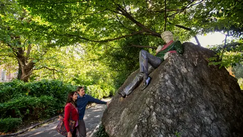 Estatua de Oscar Wilde en Dublín Estatua de Oscar Wilde en Dublín