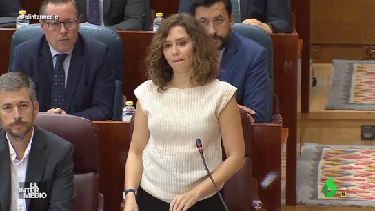 Vídeo manipulado - El momento en el que no paran de mandar callar a Ayuso cada vez que intenta hablar Vídeo manipulado - El momento en el que no paran de mandar callar a Ayuso cada vez que intenta hablar