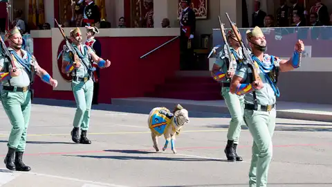 Desfile militar del Día de la Hispanidad en Madrid