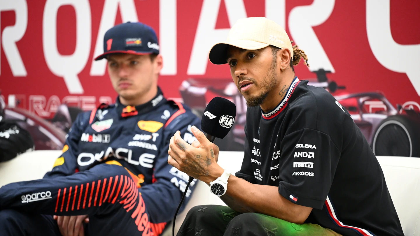 Lewis Hamilton y Max Verstappen Lewis Hamilton y Max Verstappen