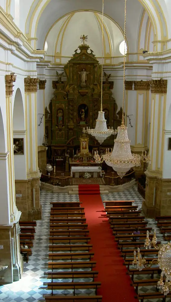 Interior de la Iglesia de la Encarnación de Marbella