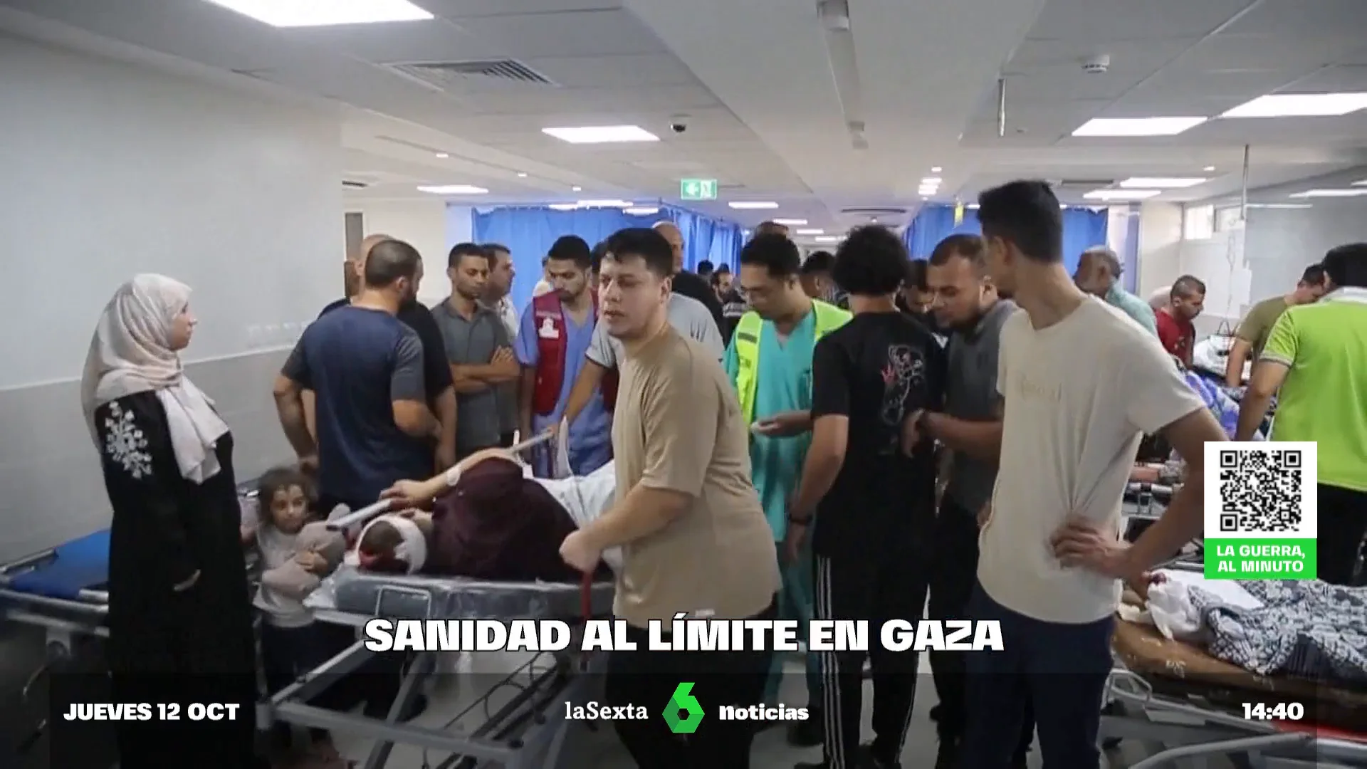 Sin luz ni agua y objetivo de los bombardeos: la Sanidad está al límite en Gaza