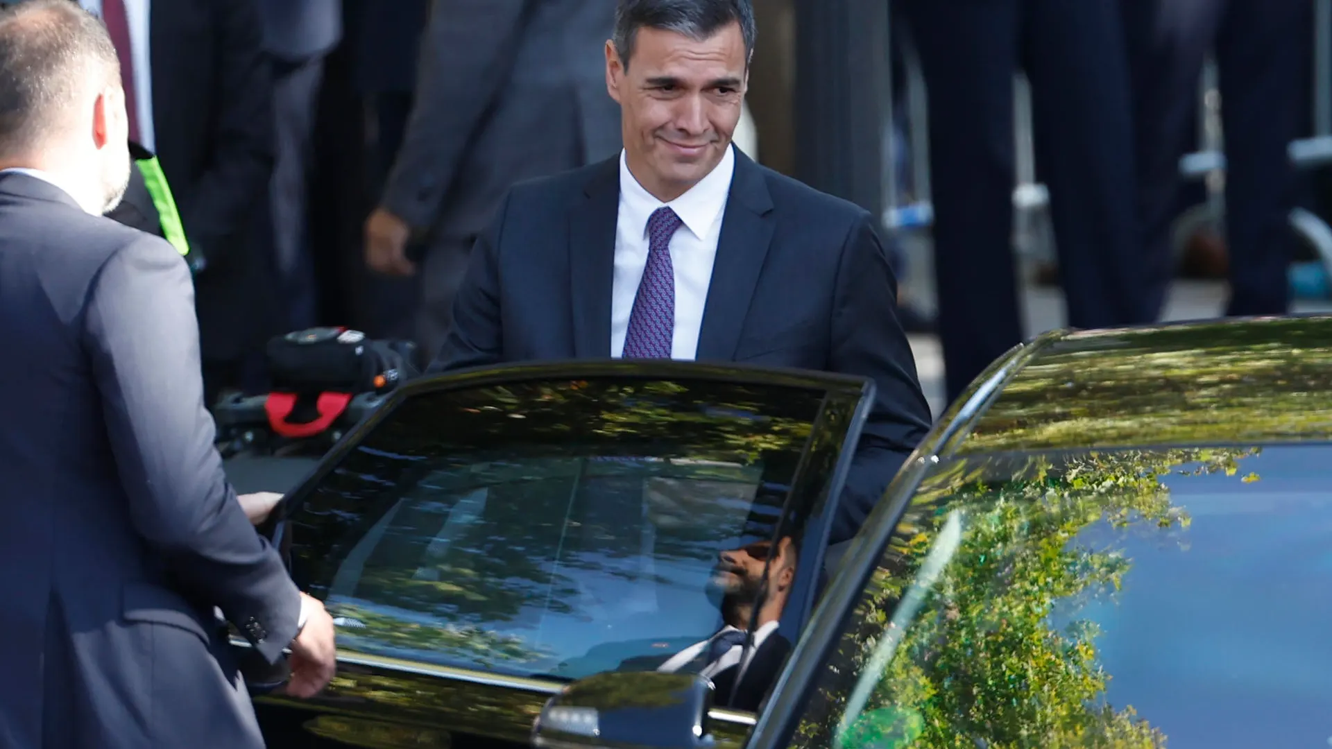 Pedro Sánchez en el desfile del 12 de octubre