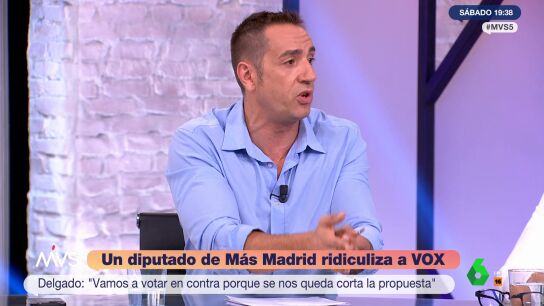 Emilio Delgado (M&aacute;s Madrid) explica por qu&eacute; ridiculiz&oacute; a Vox en M&oacute;stoles: "Tenemos problemas serios que no podemos tratar"