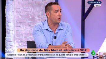 Emilio Delgado (Más Madrid) explica por qué ridiculizó a Vox en Móstoles: "Tenemos problemas serios que no podemos tratar"