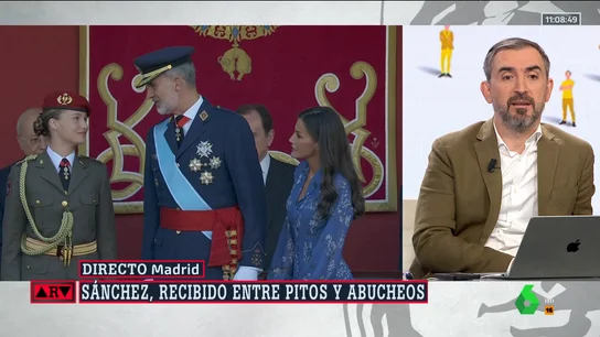 Escolar, sobre los pitos a Sánchez: "Me parece terrible que se haya convertido en un deporte del 12 de octubre" Escolar, sobre los pitos a Sánchez: "Me parece terrible que se haya convertido en un deporte del 12 de octubre"
