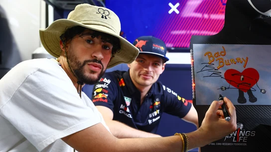 Bad Bunny y Max Verstappen Bad Bunny y Max Verstappen