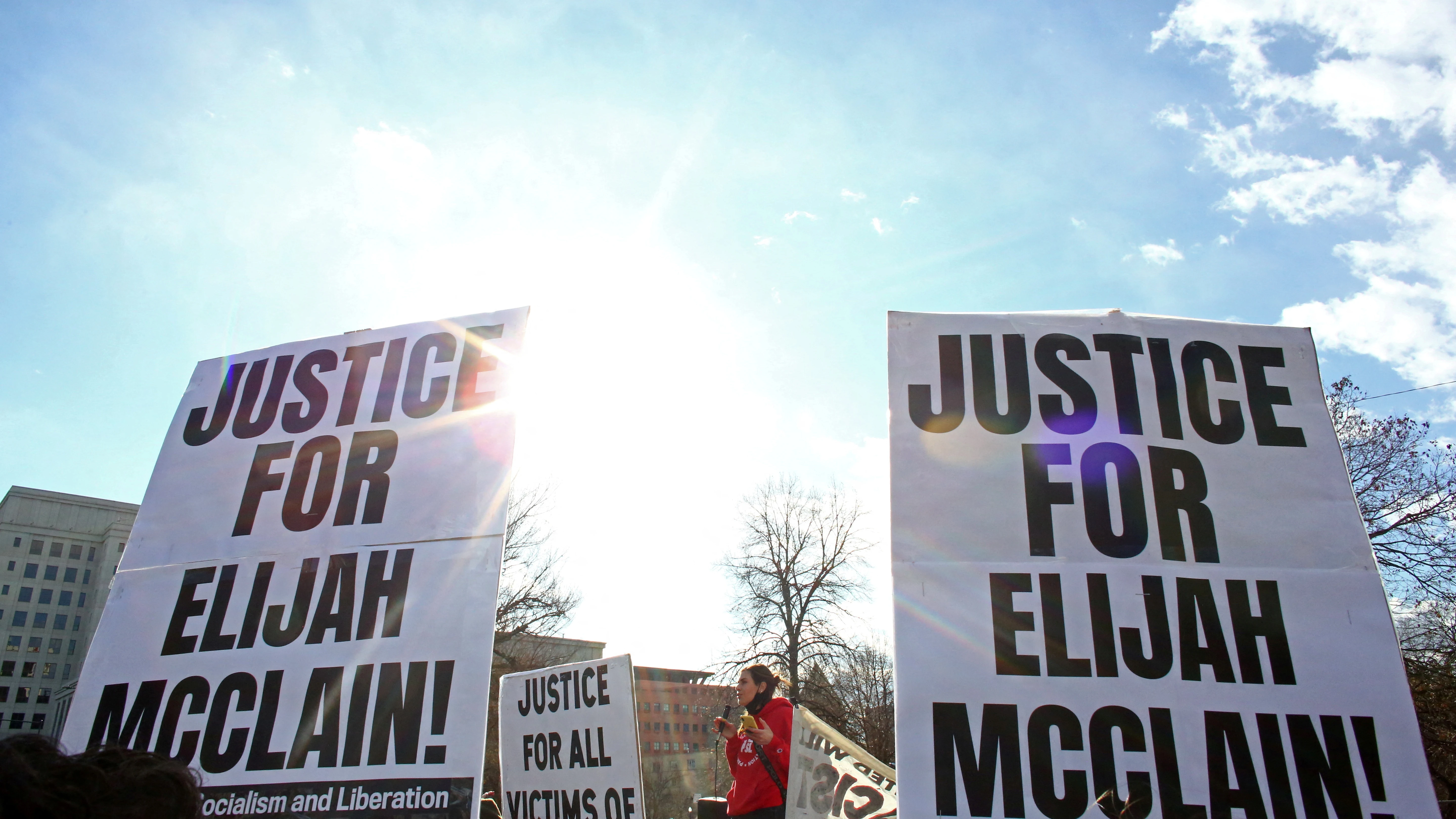 Imagen de archivo de una manifestación para pedir justicia para Elijah McClain.