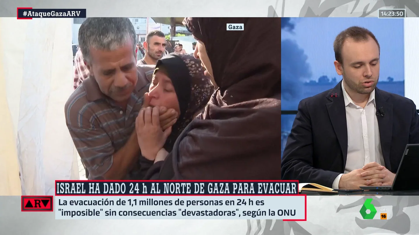 Yago Rodríguez sobre la dureza del conflicto entre Israel y Hamás: "Da la sensación de ser peor que lo de Ucrania" Yago Rodríguez sobre la dureza del conflicto entre Israel y Hamás: "Da la sensación de ser peor que lo de Ucrania"