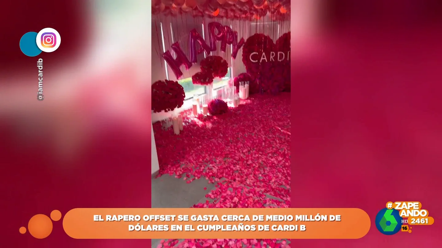 Bolsos de marca y muchos pétalos: el rapero Offset se gasta medio millón de dólares en el cumpleaños de Cardi B Bolsos de marca y muchos pétalos: el rapero Offset se gasta medio millón de dólares en el cumpleaños de Cardi B