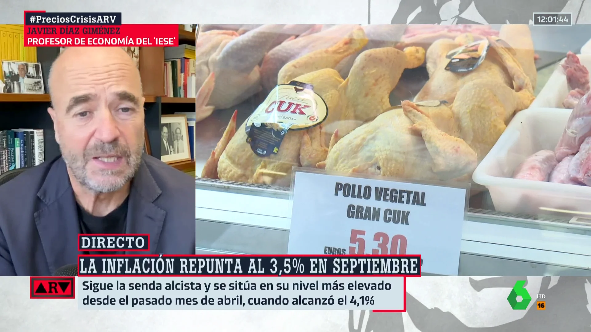 ¿Por qué no va a dejar de subir el precio de los alimentos? Un experto en Economía responde