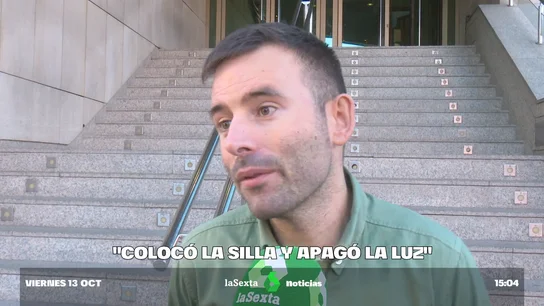 Esteban, hijo del portero asesinado Esteban, hijo del portero asesinado