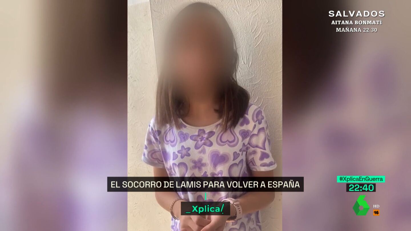 Lamis, niña en Gaza