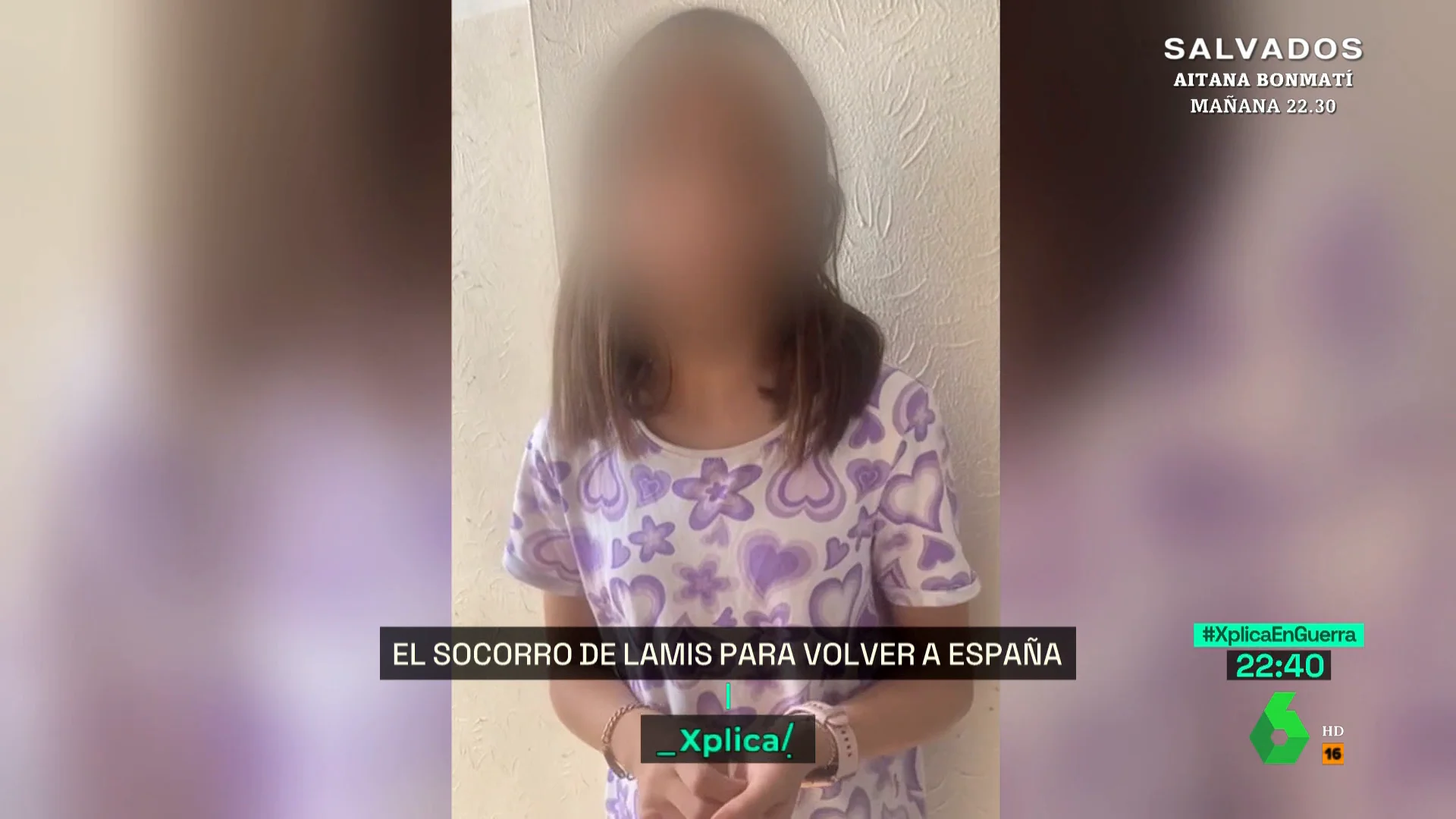 Lamis, niña en Gaza