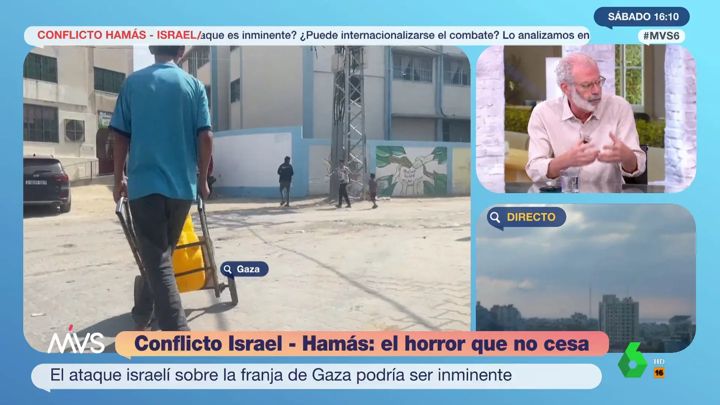 Jesús Núñez: "Estamos ante un crimen de guerra si se ejecuta la incursión" Jesús Núñez: "Estamos ante un crimen de guerra si se ejecuta la incursión"