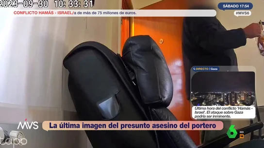Últimas imágenes del presunto asesino del portero de Alcalá 366 antes de aparecer muerto Últimas imágenes del presunto asesino del portero de Alcalá 366 antes de aparecer muerto