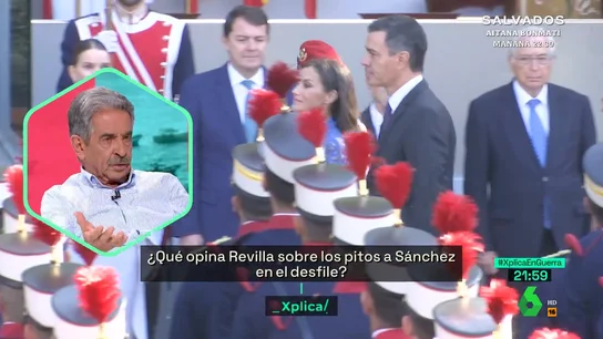Revilla, sobre los pitos a Sánchez: "Solo lo hacen cuando hay alguien de izquierdas gobernando" Revilla, sobre los pitos a Sánchez: "Solo lo hacen cuando hay alguien de izquierdas gobernando"