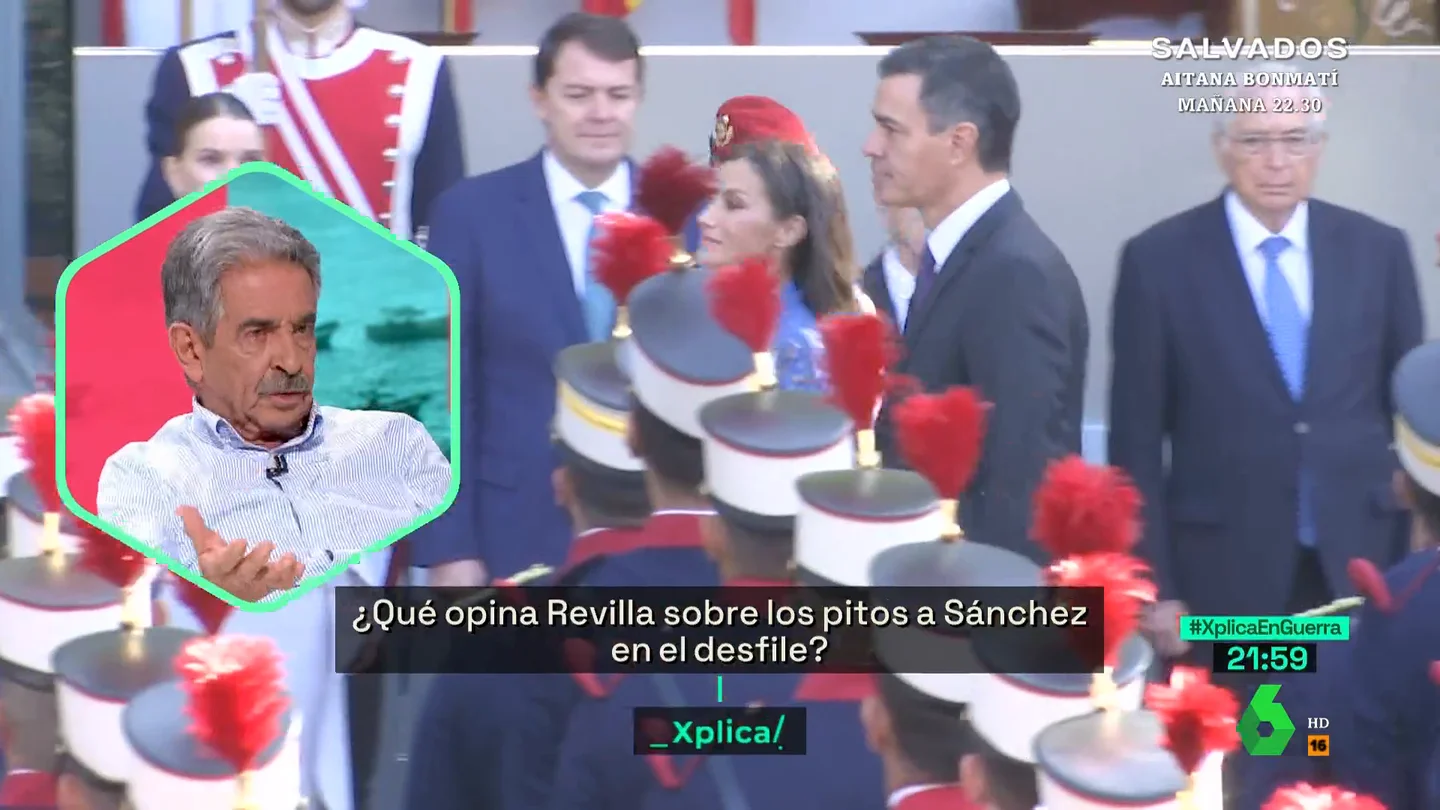 Revilla, sobre los pitos a Sánchez: "Solo lo hacen cuando hay alguien de izquierdas gobernando" Revilla, sobre los pitos a Sánchez: "Solo lo hacen cuando hay alguien de izquierdas gobernando"