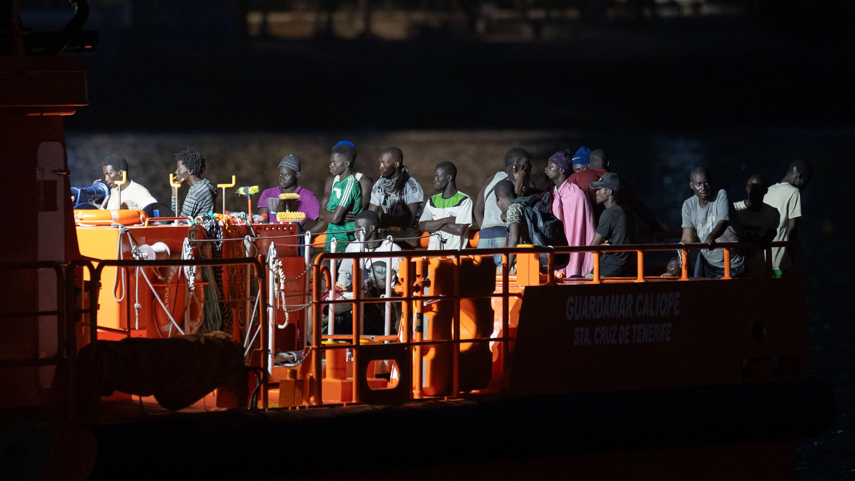 Migrantes que han llegado a Canarias