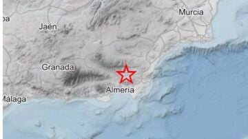 Registrado un terremoto de magnitud 3,4 con epicentro al noreste de Tabernas, en Almería