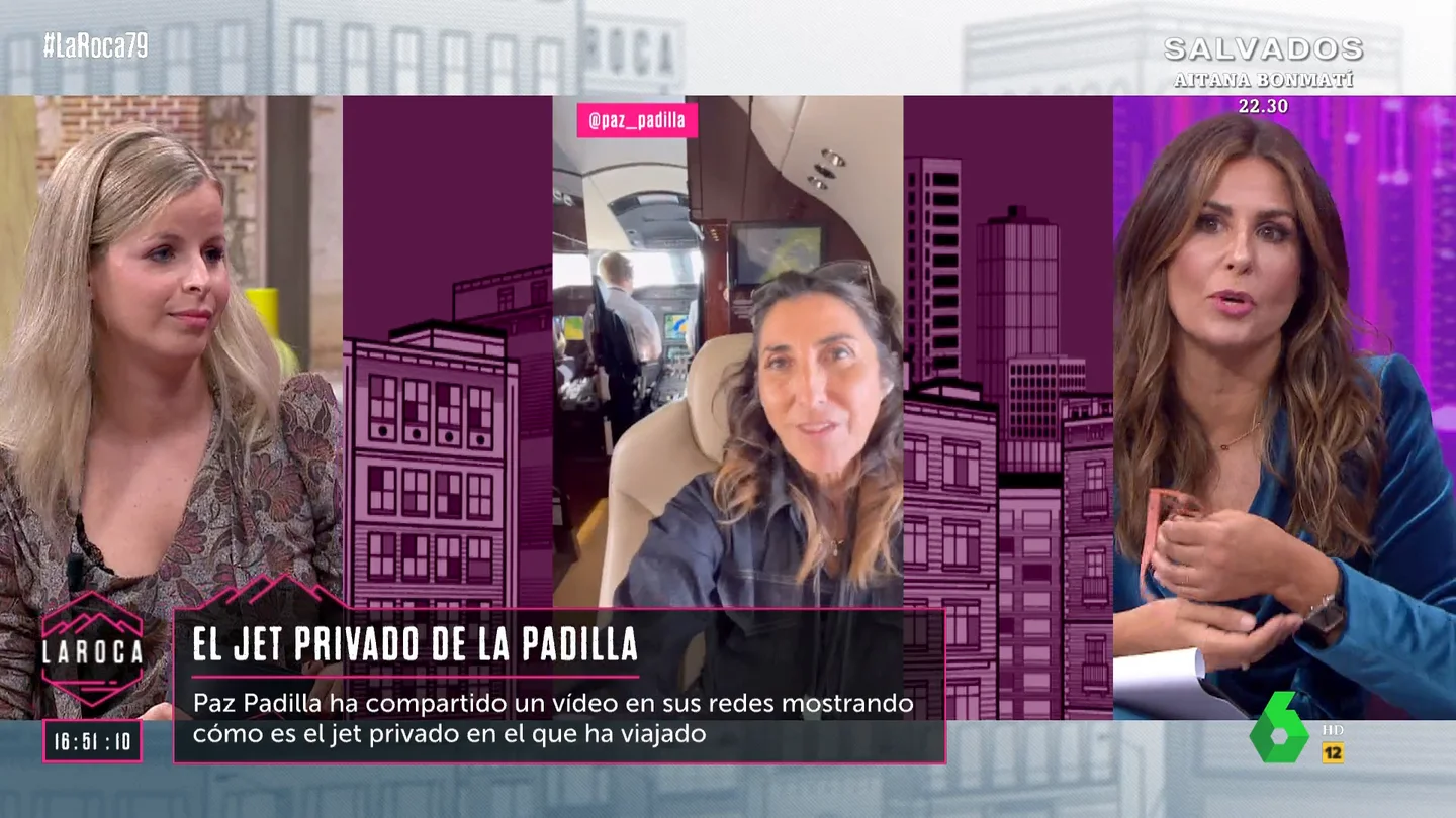 Juan del Val y Nuria Roca defienden a Paz Padilla de las críticas por viajar en jet privado Juan del Val y Nuria Roca defienden a Paz Padilla de las críticas por viajar en jet privado