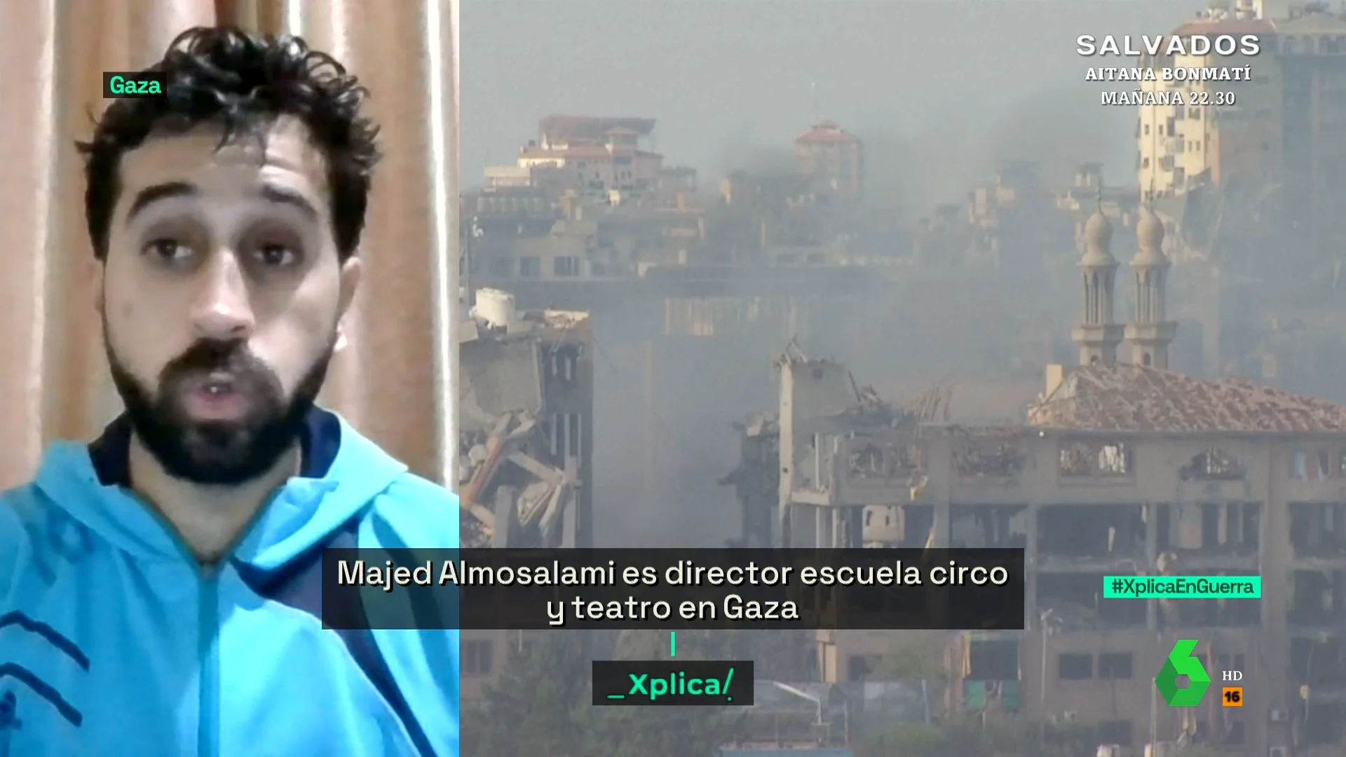 Majed, residente en Gaza