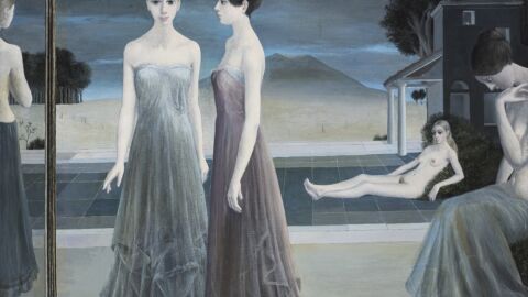 Paul Delvaux (1897-1994), Les Suivantes, 1977 