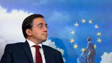 El ministro de Asuntos Exteriores, Unión Europea y Cooperación en funciones, José Manuel Albares. El ministro de Asuntos Exteriores, Unión Europea y Cooperación en funciones, José Manuel Albares.