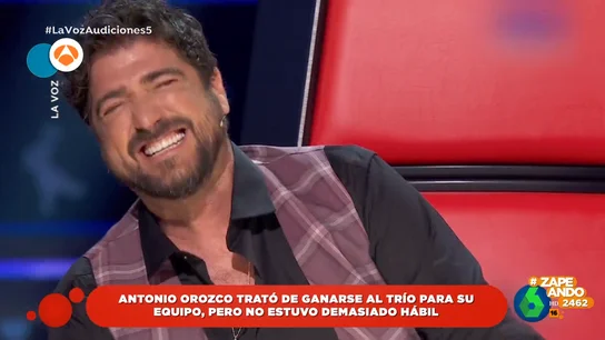 "No doy ni una": el frustrado intento de Antonio Orozco de llevarse a tres concursantes a su equipo "No doy ni una": el frustrado intento de Antonio Orozco de llevarse a tres concursantes a su equipo