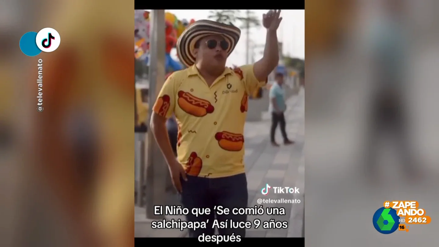 El niño de 'me comí una salchipapa' se hace mayor: así está nueve años después El niño de 'me comí una salchipapa' se hace mayor: así está nueve años después