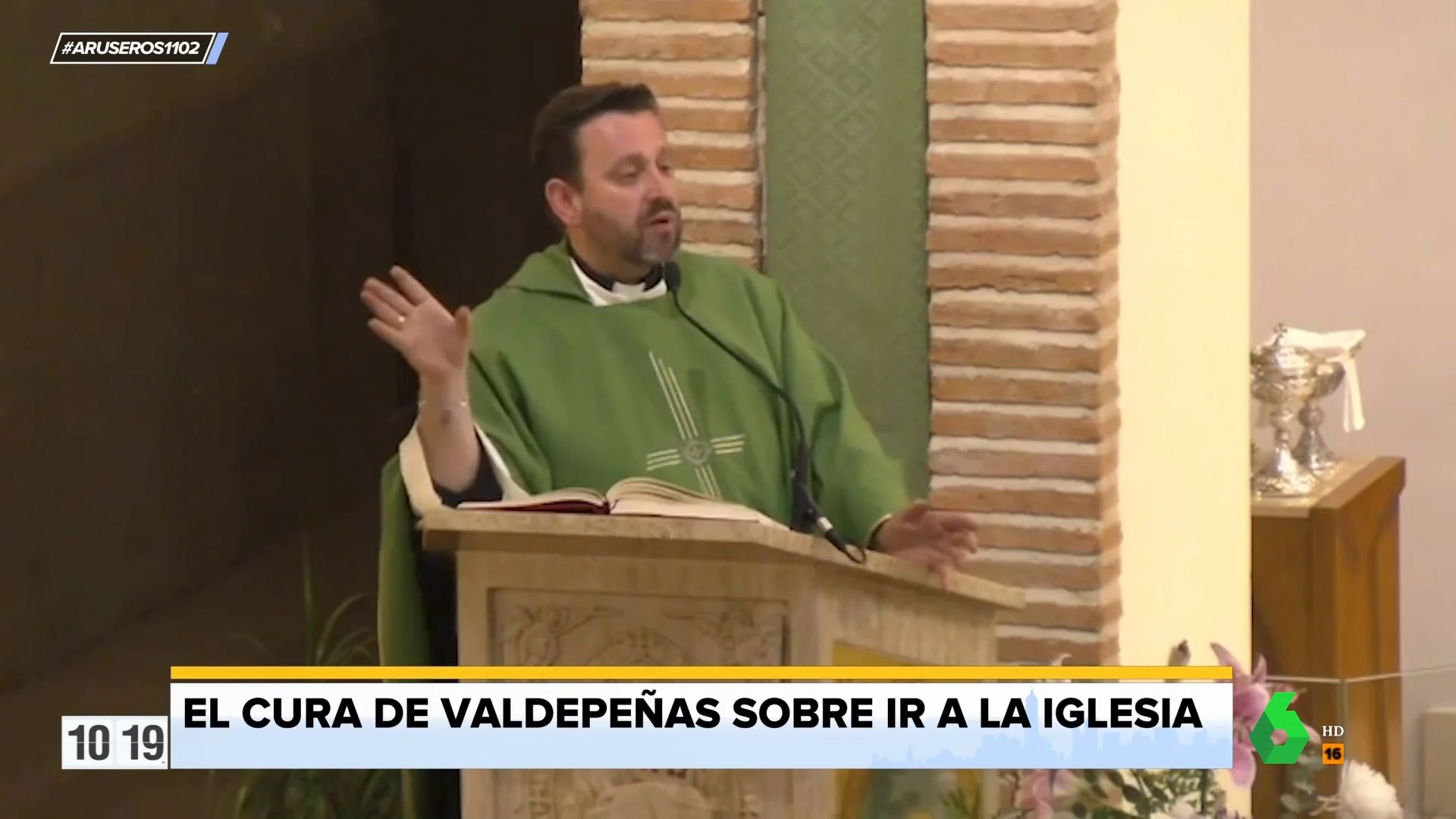 El dardo del cura de Valdepeñas a los que van al fútbol y no a misa: "¿Se te antoja mucho estar una hora con el Señor?"