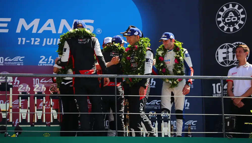 El podio en Le Mans'22 pasará a la historia