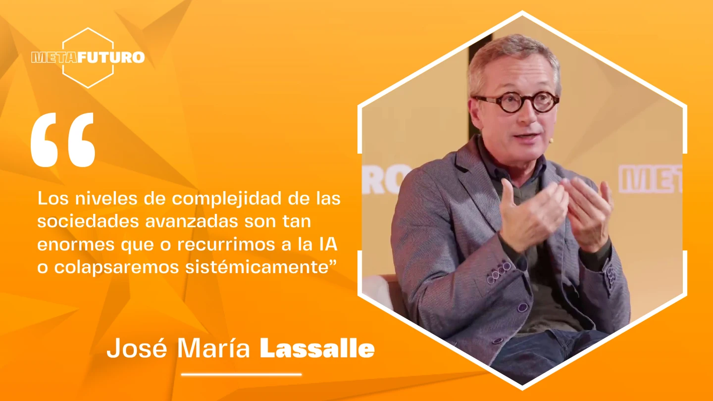 José María Lassalle: "La innovación debe identificar qué conocimientos necesitamos para prevalecer sobre las máquinas" José María Lassalle: "La innovación debe identificar qué conocimientos necesitamos para prevalecer sobre las máquinas"