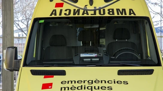 Imagen de archivo de una ambulància del SEM. Imagen de archivo de una ambulància del SEM.
