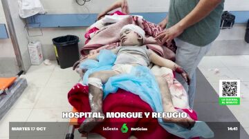 Al Shifa: Hospital, morgue y refugio