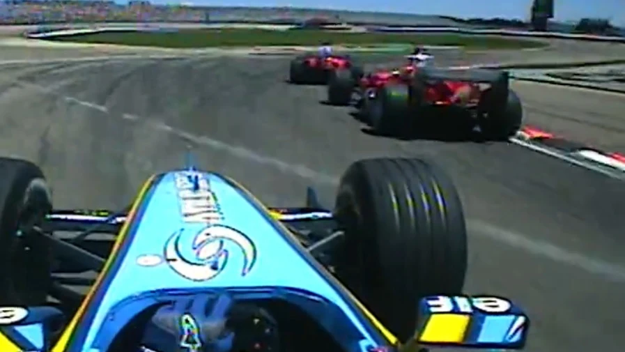 Fernando Alonso en EEUU 2004