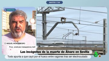 Un trabajador de Adif cuestiona que Álvaro Prieto llegara al techo del tren desde el puente