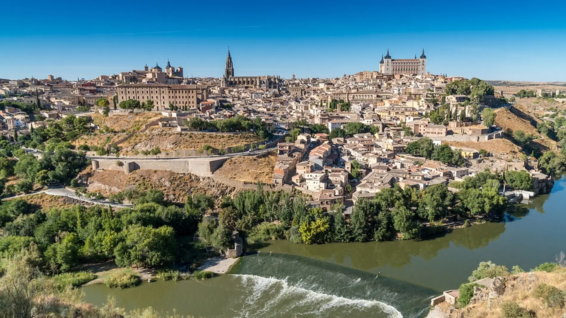 Panorámica de Toledo, la ciudad de las tres culturas