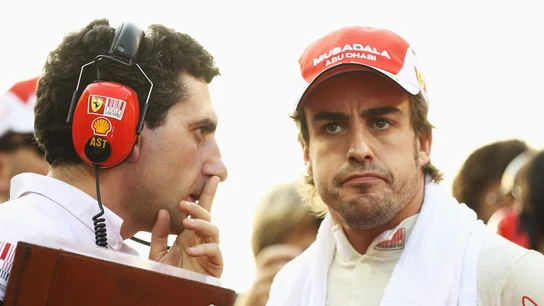 Andrea Stella y Fernando Alonso Andrea Stella y Fernando Alonso