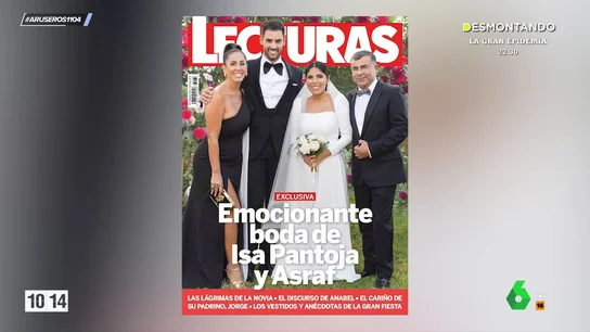 La 'boda-funeral' de Isa Pantoja con Asraf Beno no convence a Alfonso Arús: "No invita a una boda festiva" La 'boda-funeral' de Isa Pantoja con Asraf Beno no convence a Alfonso Arús: "No invita a una boda festiva"
