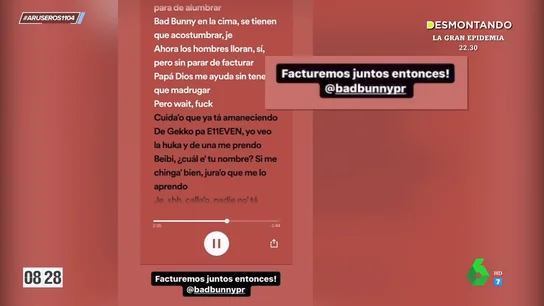 Shakira responde a la indirecta de Bad Bunny en la que afirma que "los hombres también lloran pero sin parar de facturar" Shakira responde a la indirecta de Bad Bunny en la que afirma que "los hombres también lloran pero sin parar de facturar"