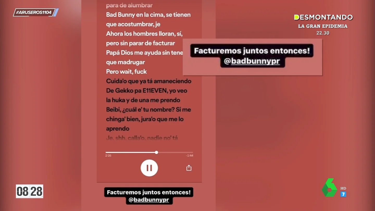 Shakira responde a la indirecta de Bad Bunny en la que afirma que "los hombres también lloran pero sin parar de facturar" Shakira responde a la indirecta de Bad Bunny en la que afirma que "los hombres también lloran pero sin parar de facturar"