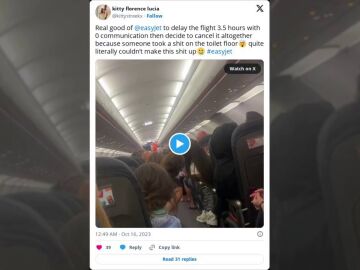 Un pasajero defeca en el suelo del baño de un avión y obliga a cancelar un vuelo que se dirigía de Tenerife a Londres