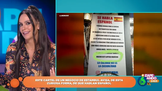 El llamativo cartel que encontró un turista en Turquía: "Manda carallo" El llamativo cartel que encontró un turista en Turquía: "Manda carallo"