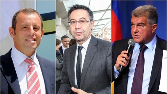 Rosell, Bartomeu y Laporta Rosell, Bartomeu y Laporta