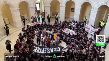 Un grupo de judíos entra en el Capitolio de Estados Unidos para exigir el alto el fuego en Gaza