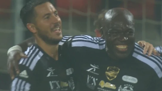 Eden Hazard y el padre de Mbappé Eden Hazard y el padre de Mbappé
